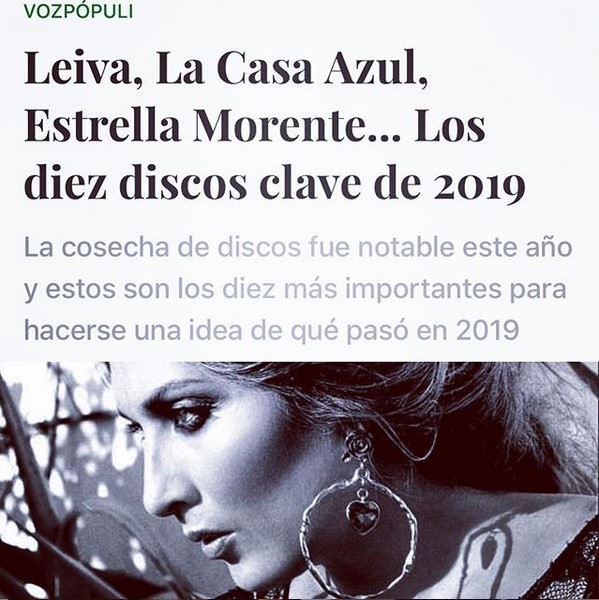 Gracias por considerar COPLA como uno de los mejores discos de 2019👇
vozpopuli.com/altavoz/cultur…