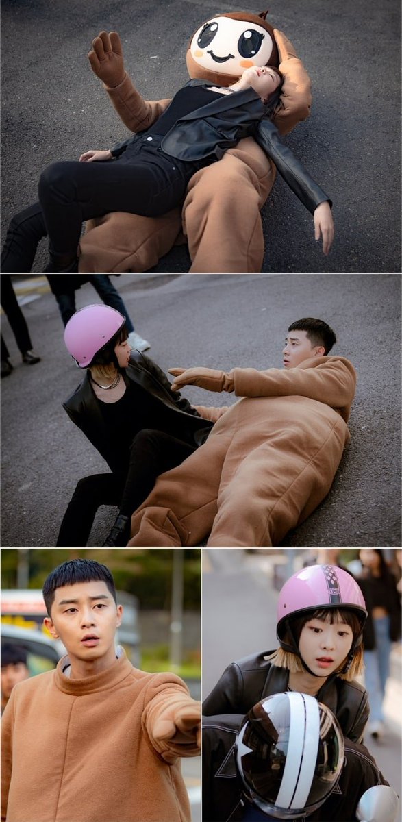  #ParkSeoJoon et  #KimDaMi ont une première rencontre pour le moins inoubliable dans ces photos du drama  #ItaewonClass !