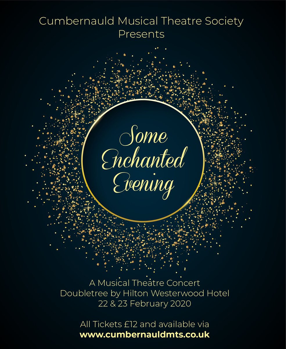 CumbernauldMTS's tweet photo. 💞Looking for that perfect VALENTINE’S DAY gift? Then look no further! 

💘TICKETS ARE LIMITED 
Get your tickets now! https://t.co/8j7VMNH89g

Tickets for Some Enchanted Evening are now on sale online or via a cast member! https://t.co/9Vgy5NX399