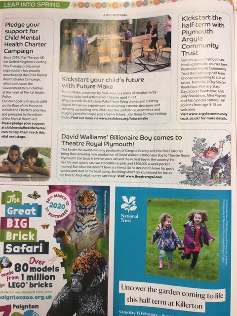 realideasorg's tweet photo. Loving our ad &amp; editorial @PrimaryTimesDev for #FutureMake! Our holiday clubs are a great idea for #HalfTerm- join us for the day or whole week &amp; enjoy some creative-techy-making
Become an extreme #engineer, a ideas #designer or an #immersive media creator https://t.co/rIVjFOsuYJ https://t.co/EUyrgKzW6E