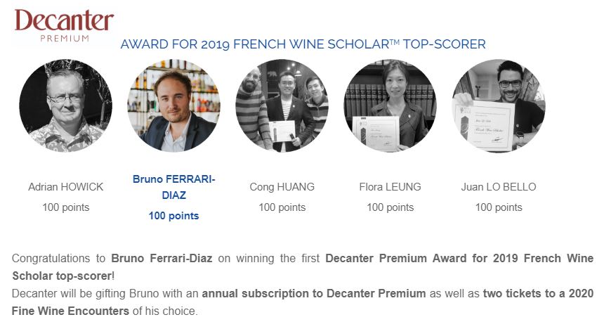 #CONGRATS Very proud of our alumni Bruno Ferrari Diaz who was the first winner of the 'Decanter Premium Award' for 2019. Bruno was kind enough to take part in an ITW during his MBA year at BSB,find out more about his vision of wine&spirits business here:youtube.com/watch?v=kCMn1H…