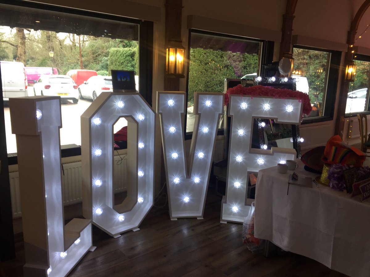 Letters In lights tweet media