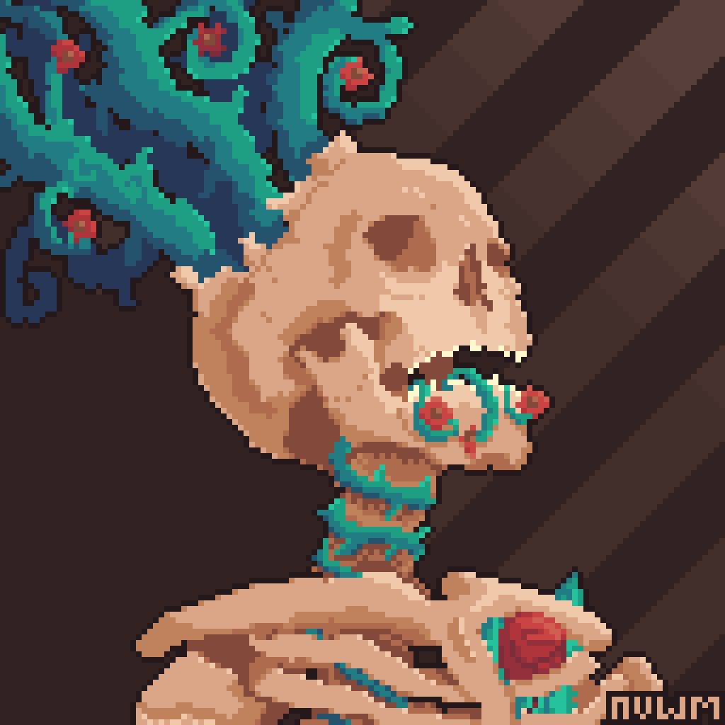 Brain Pixel Art