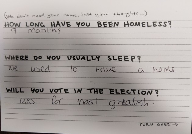 HomelessIreland's tweet photo. Many of the cards were filled in by parents, who asked the new government to put better supports in place to ensure children in Ireland have secure accommodation https://t.co/C1dxNWHZfP