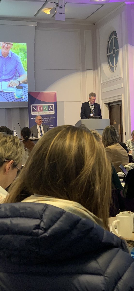 The amazing Keith Oliver talks of the importance of high quality, person centre support after a diagnosis of #dementia in promoting wellbeing and quality of life #NDAAConference