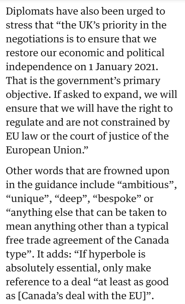 "...The lawyers experimented vainly with various ways of redefining Brexit, reevaluating it, and in the end even respelling it in the hope that no one would notice." --  #HHGTB (After  @Spigot696 via h/t  @BBAshort4guess)