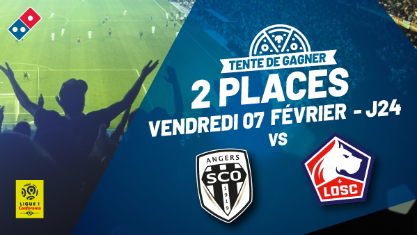DominosFrance's tweet photo. ⚽️#Concours #Football @Ligue1Conforama🍕
 
Envie d'aller voir ton équipe préférée pour @AngersSCO - @losclive demain ?

1️⃣ #Follow @dominos_pizzafr
2️⃣ #RT le post 
3️⃣ Mentionne la personne avec qui tu voudrais voir le match ! 

Tirage au sort demain matin ! https://t.co/3p5ToE8uls