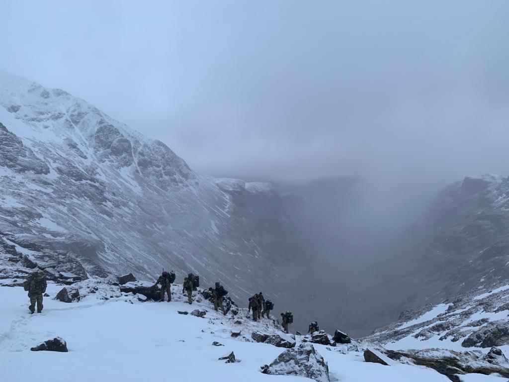 RMRScotland's tweet photo. Failing to prepare is like preparing to fail. That's why RMR Scotland have been mountain training in Scotland and Wales ahead our deployment to Norway #ExHarespring20 #winterdeployment https://t.co/VvTVpF8RuI