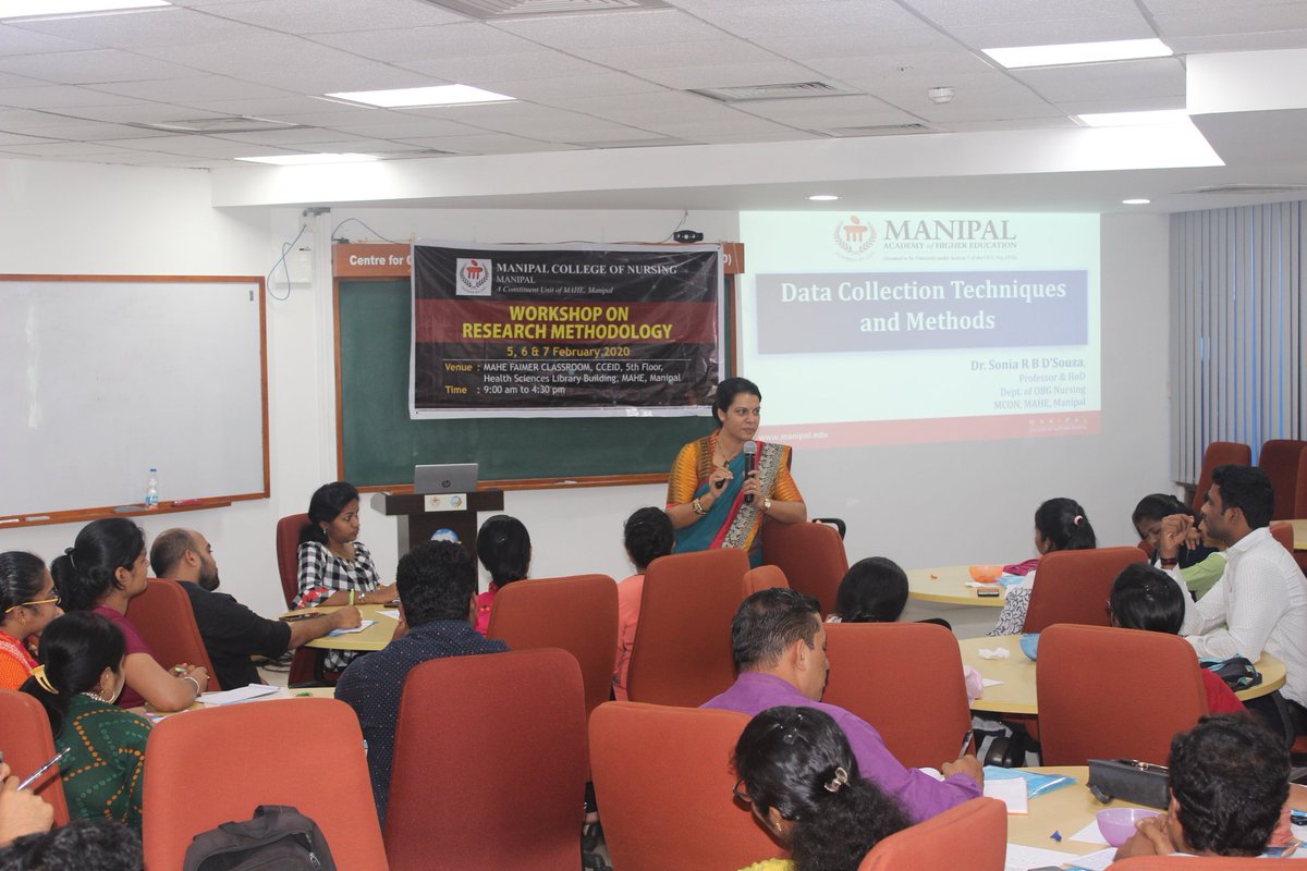 MconManipal's tweet photo. The second day of #ResearchMethodologyworkshop in action!!! Enthusiastic participants were engaged in various sessions of research process by experts @Mamatha84400323 @BabySNayak1 Dr.Veena G Kamath, Dr Sonia R B D’Souza and Dr Ravishankar. A fruitful day indeed. #Researchdesigns https://t.co/wbOvmfVzRo