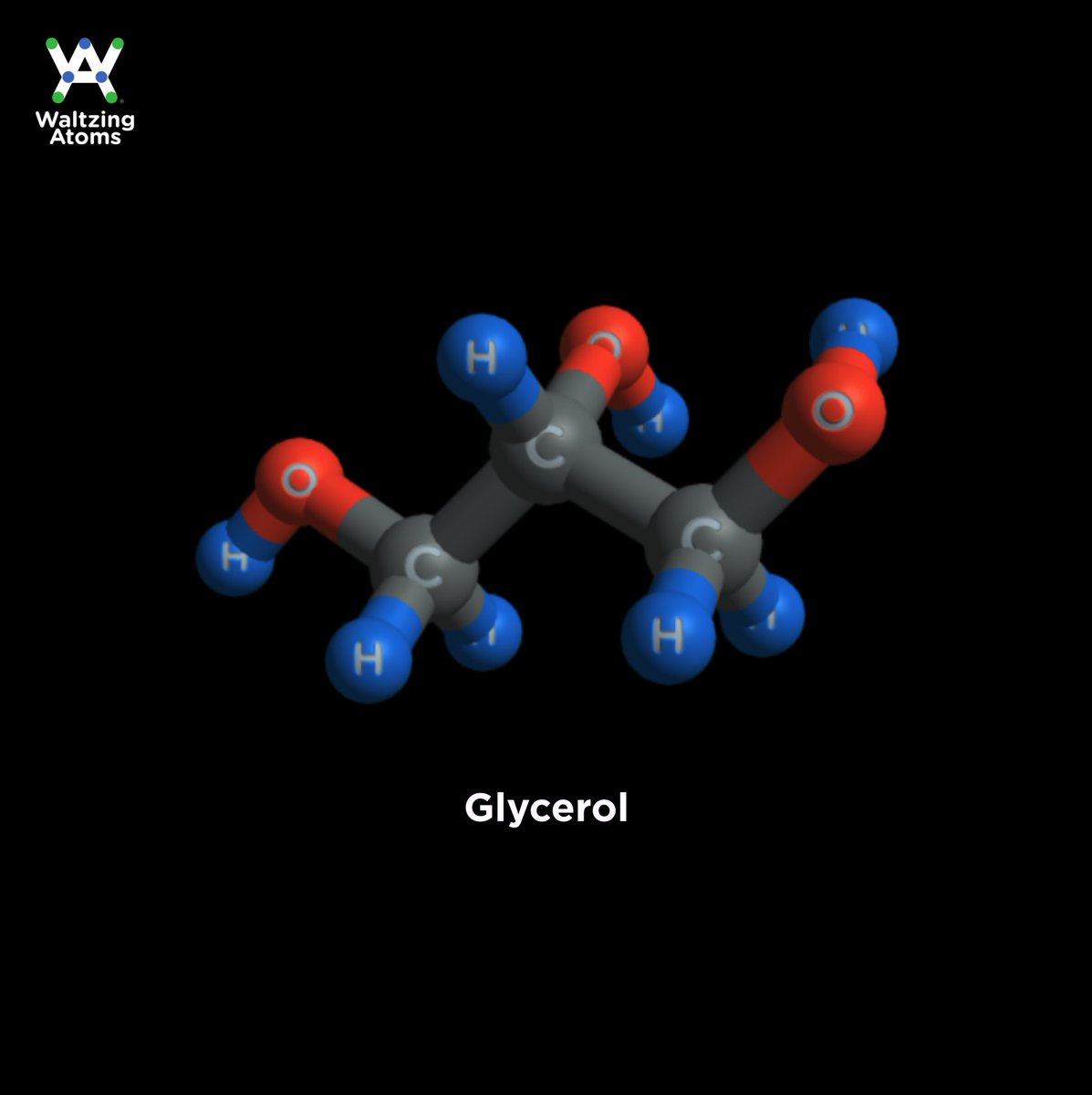 waltzingatoms's tweet photo. Glycerol - Basic building block of fats! #letswaltz #chemistry https://t.co/sGfUAxyMms https://t.co/2eBHtCAL07