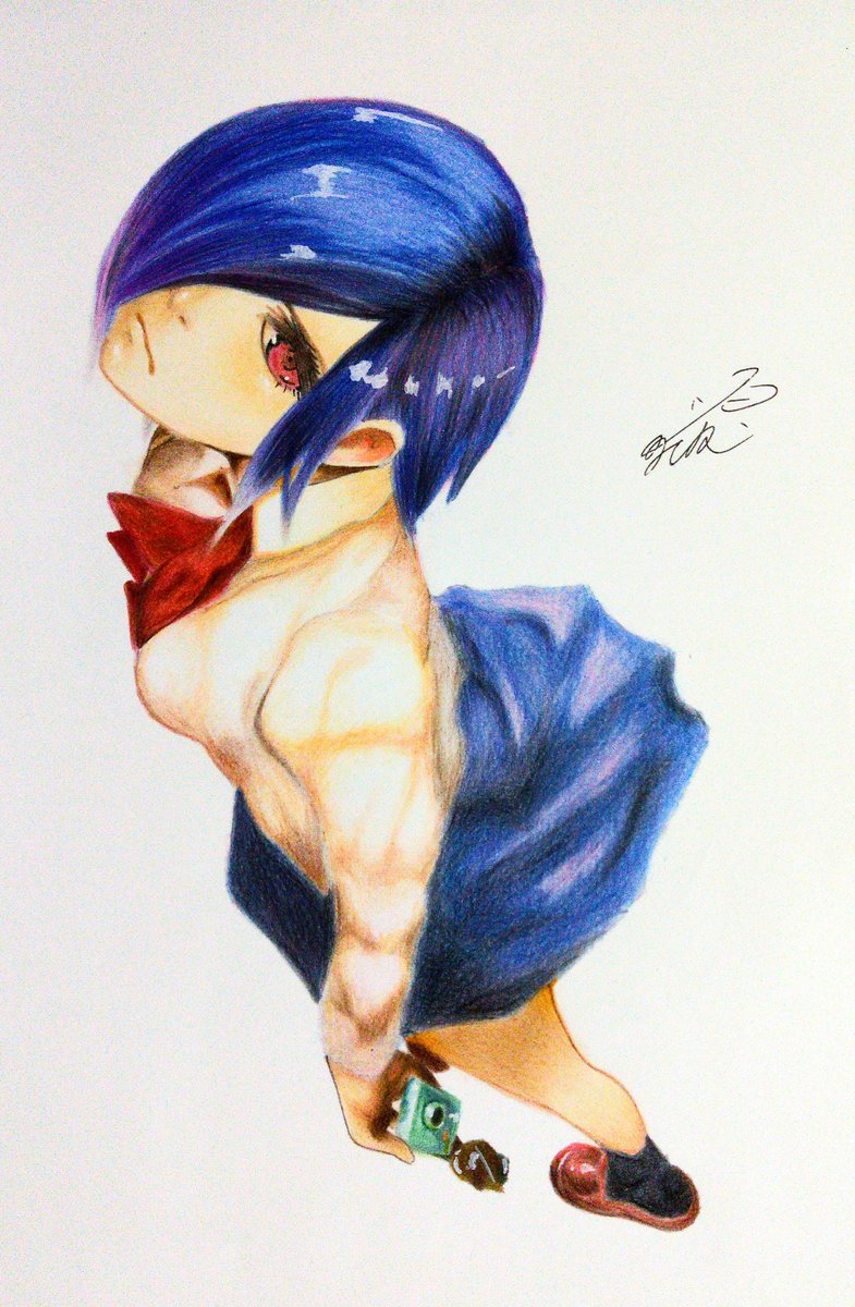 O Xrhsths 絵描きのゆーき Sto Twitter 久しぶりに描きました 東京喰種 より霧嶋董香です 今回はムラを消すというより色鉛筆のムラを活かす新しい塗り方してみました ちょっとでもいいと思ったらいいね Rtよろしくです 東京喰種 霧嶋董香 アナログ