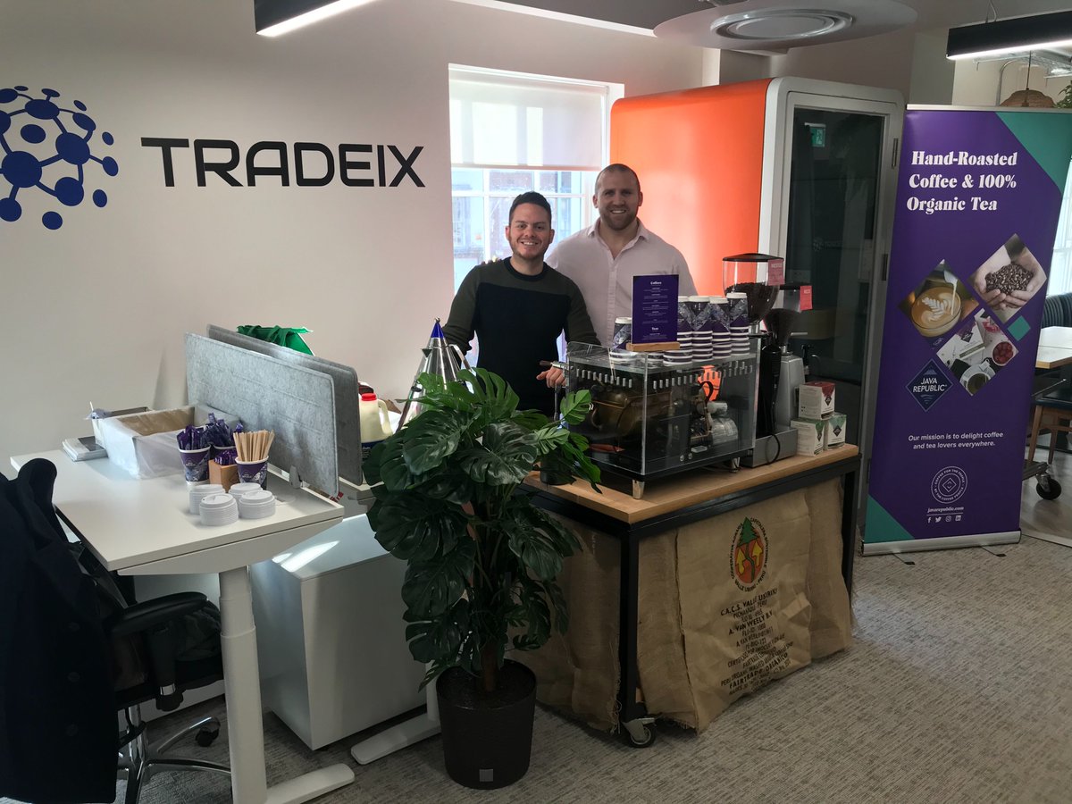 tradeix's tweet photo. Great to have the boys from @JavaRepublic in our #Dublin office today to show us some REAL coffee! Always appreciated and we'll definitely be able to make it to the end of the week now! https://t.co/Xhubw9XQSf