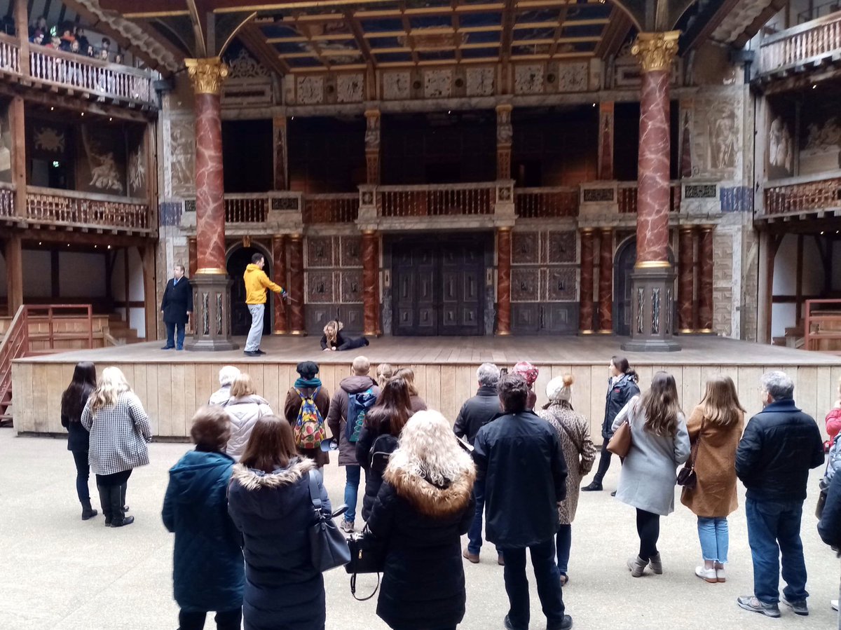rcsmacct's tweet photo. In the meantime, we look back at what a month it’s been at @The_Globe, culminating in our sharing of Cymbeline and of Directors’ Scenes by Shakespeare’s contemporaries. Take a look at these sneak peaks from rehearsals  #masters #macct https://t.co/cZcWsoVnVB