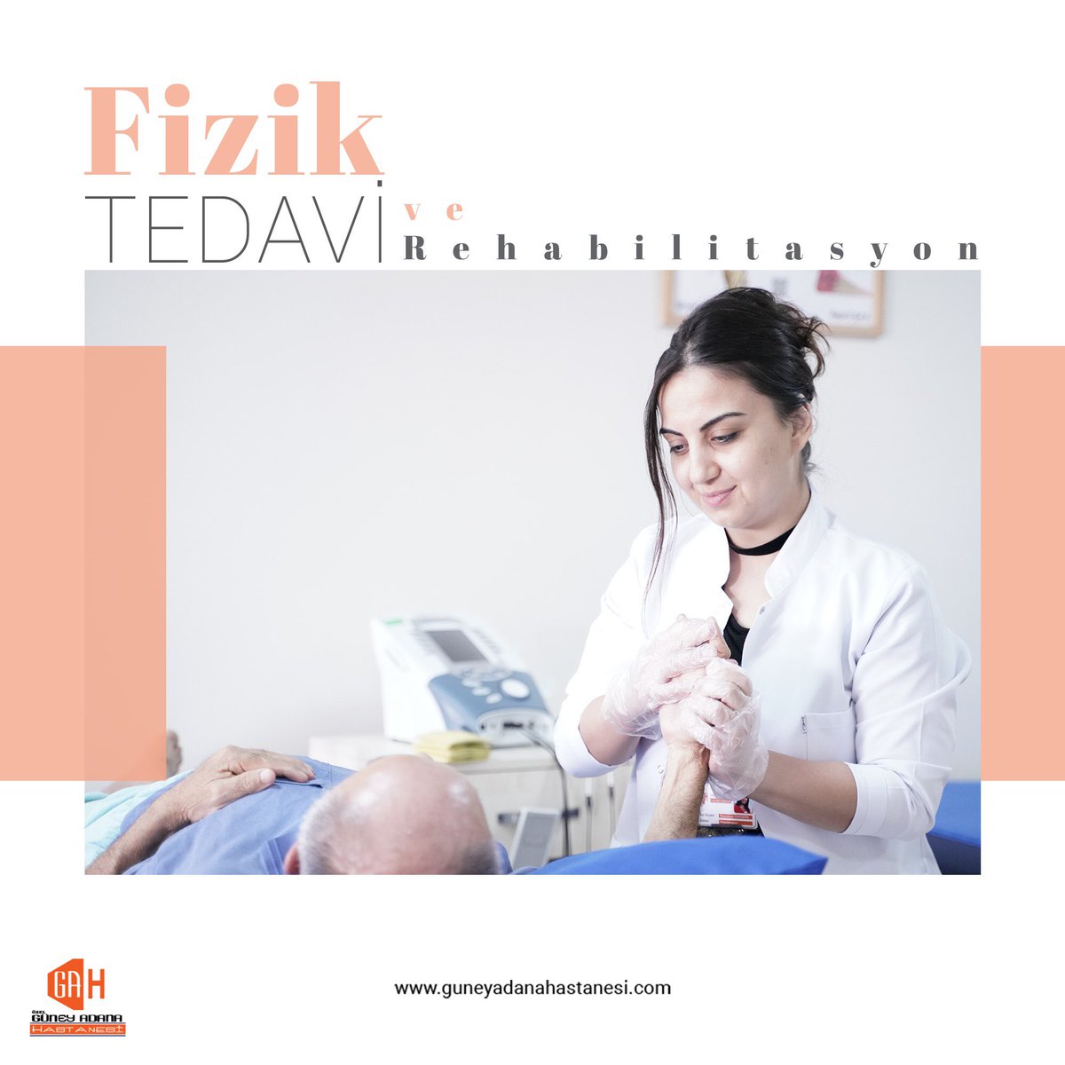 Fizik Tedavi ve Rehabilitasyon bölümümüzle hizmetinizdeyiz. Detaylı bilgi ve randevu almak için aşağıdaki numaradan bize ulaşabilirsiniz.
📞 0 (533) 383 66 16
guneyadanahastanesi.com
.
.
.
#fiziktedaviverehabilitasyon #fiziktedavi #adana