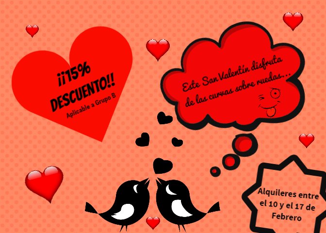 lowcostrent's tweet photo. Llega la semana del AMOR a Low Cost Rent...déjate seducir por nuestros precios y ahorra un 15%
¿A que esperas? Haz ya tu reserva
👉 https://t.co/UwGA8fhO7w 👈
#liberateconLowCostRent #Ponteareas #Vigo #Peinador https://t.co/5REU1JUDff
