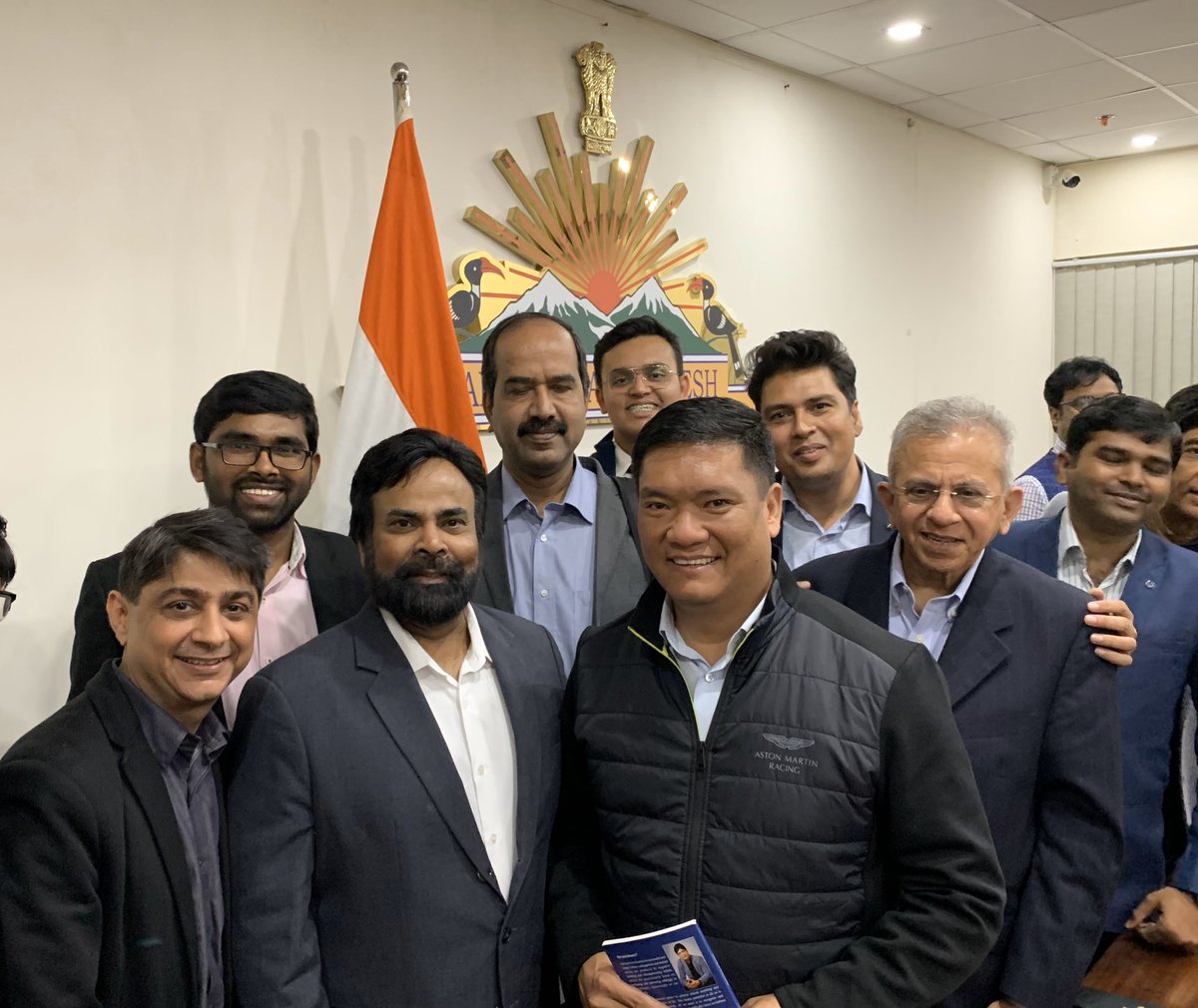 charlieisaacs's tweet photo. Thank you 🙏 Chief Minister Pemi Khandu for your time and your support for the #SmartVillage in initiative in Arunachal Pradesh! We look forward to future success. @PemaKhanduBJP https://t.co/z2aFADpule
