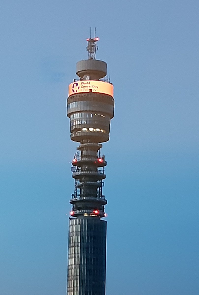 Saw this when on a night shift! Happy world.cancer day for the 3rd Feb, sorry for my post nights brain!! (Photo taken at some stupid time....)