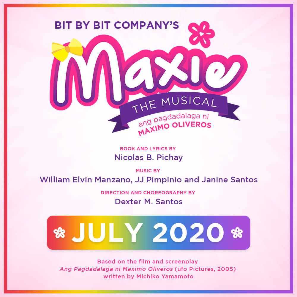 MaxieTheMusical's tweet photo. Hello mga laki sa lola! Malapit na ang Maxie the Musical! May tickets na ba kayo? Gora na sa @Ticket2MeNet sa https://t.co/Lr3F2HubDk! May discounted early bird tickets nakakaloka! Magshowbuy din at kumalap ng pera! Email ask@ticket2me.net! Yassss! :)

#Maxie2020 #MaxieTheMusical https://t.co/0T5p9lOahh