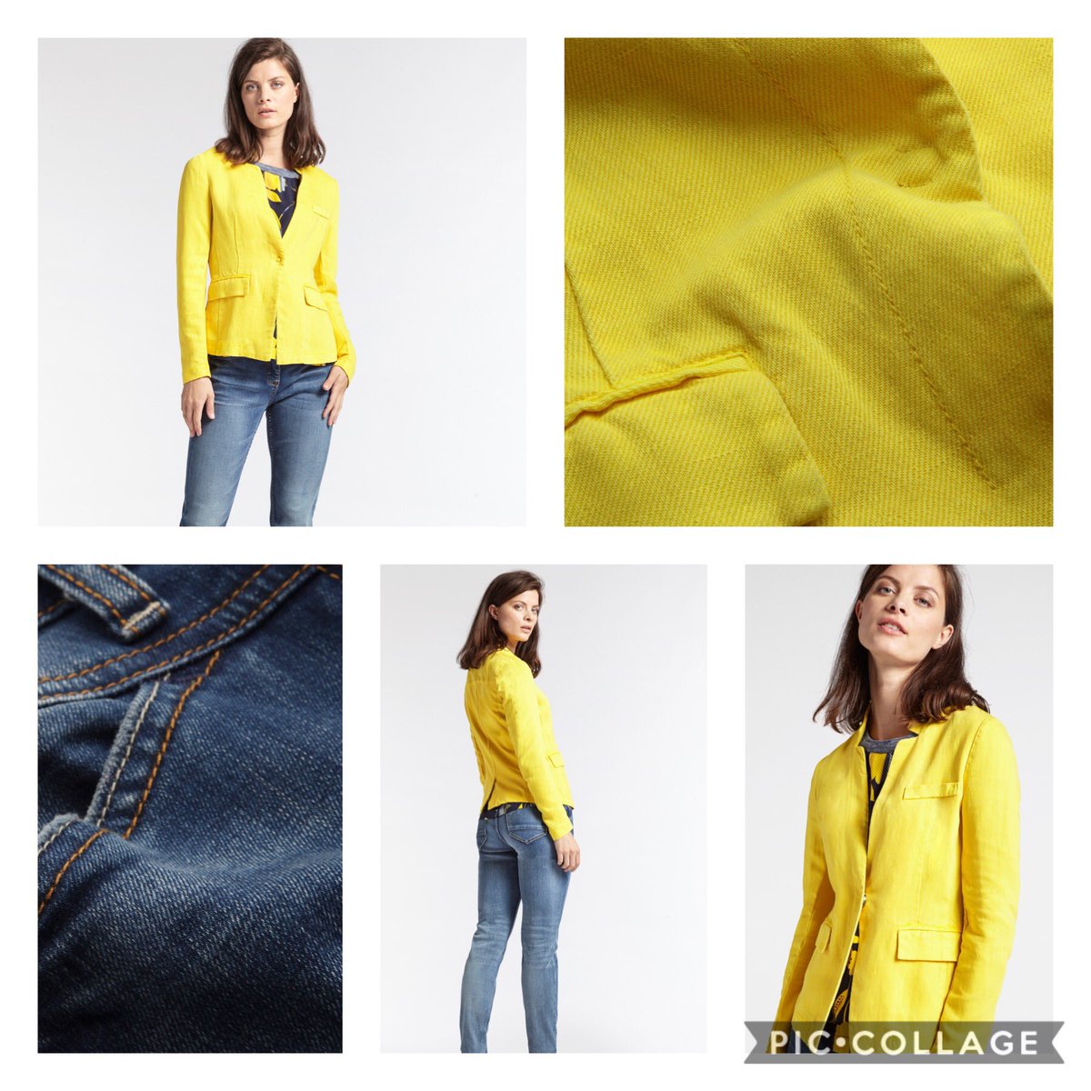Blauw met ...precies mimosa 💛looks voor elke dag, lekker mix &amp; matchen! Net on-line gezet in de webshop beaufemme.nl