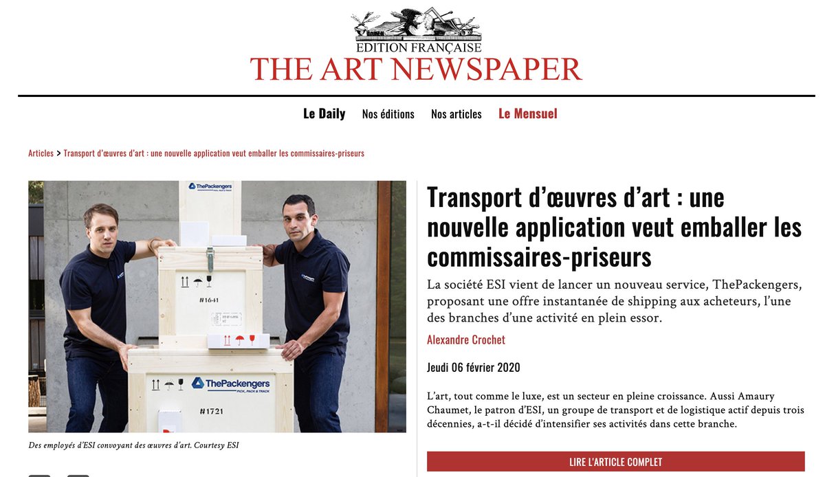 esifineart's tweet photo. @esifineart  On today's Art Newspaper

https://t.co/8vQ1sJXcWc https://t.co/YKPpxflhp3