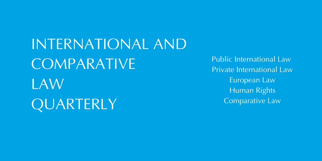ICLQ_jnl's tweet photo. Did you know 
@iclq_jnl
 publishes articles on 5 different areas: #PIL, #PrivIL, #HR, #EU and #Comparative? 

We especially like articles whose theme or content illuminates or joins more than one of these areas in innovative ways. 

Why not submit today? https://t.co/tN7JqyAZQi https://t.co/RkqaNNTQ2v