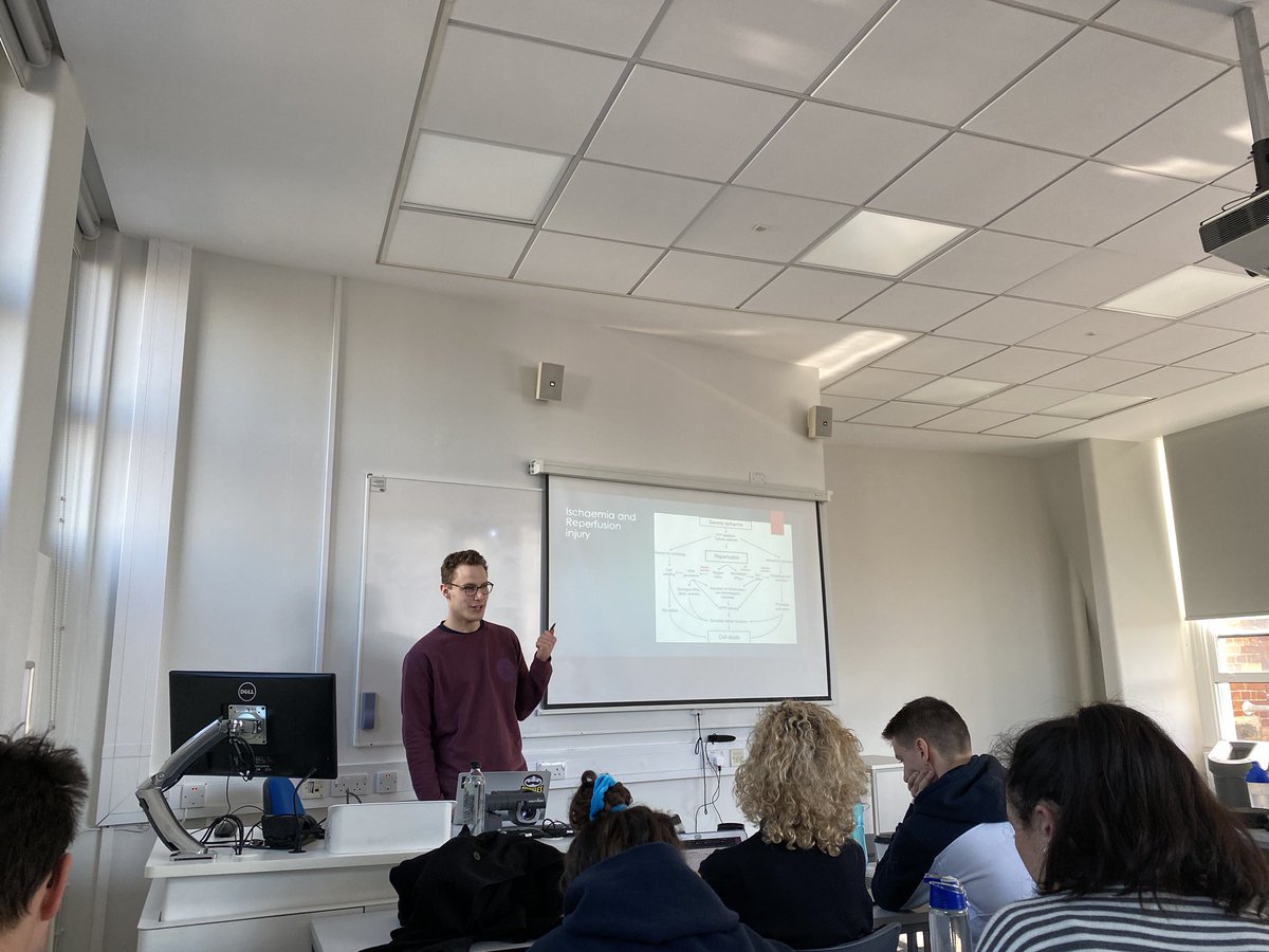 So proud of this lot <a href="/PHMBSc/">Barts Prehospital Medicine BSc</a> ‘The mitochondrion during cardiac arrest’, Prehospital ECMO, Genetics of sudden cardiac death. More brilliant talks. The future of prehospital care is bright. <a href="/QMULBartsTheLon/">Barts and The London, Queen Mary</a> <a href="/NHSBartsHealth/">Barts Health</a>