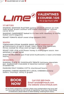 VisitTheQuays's tweet image. Salford Quay’s has everything to keep you entertained this Valentine’s Day – there’s so much to do and explore. If you’re wondering where to eat, why not try @Lime_Bar. Their Valentine’s Day set menu has so much to offer: 
 bit.ly/2v2vm21 

#VisitTheQuays