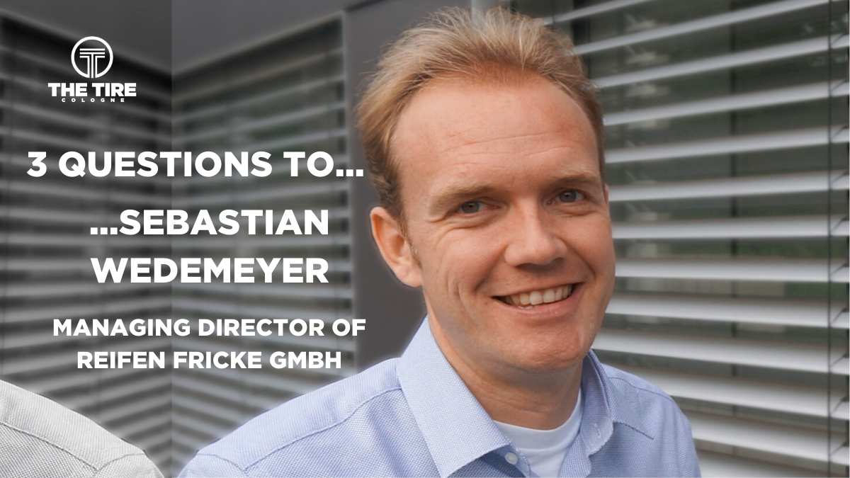 Sebastian Wedemeyer, Managing Director of Reifen Fricke GmbH, answered our three questions about #DigitalTransformation in the #tire industry.
➡️bit.ly/2UtVNZj

➡ If you want to know more about the current situation in the industry, check out our #TIRERESEARCH.