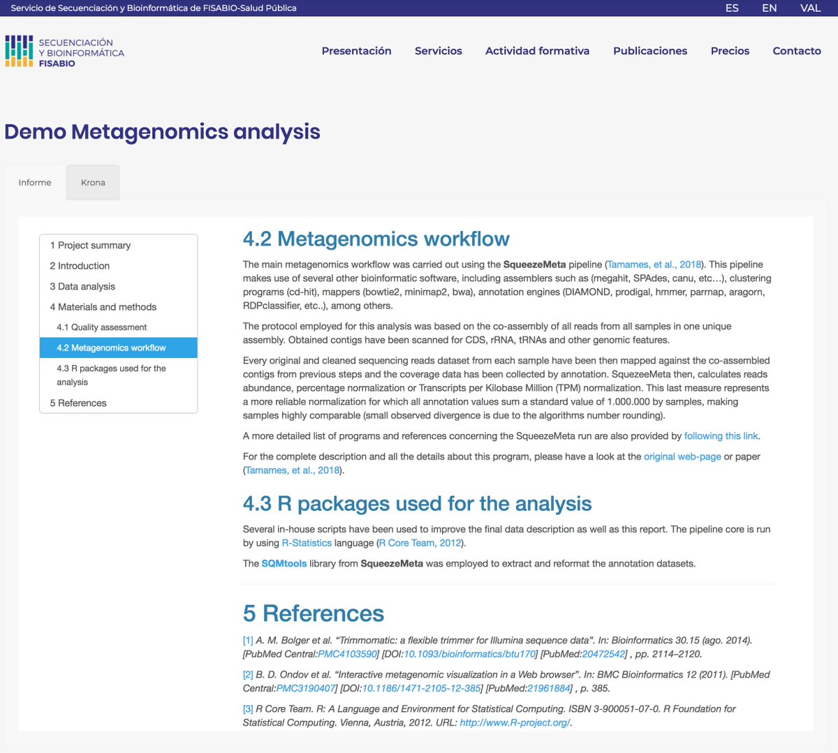 Microbiome_CNB's tweet photo. We are proud to know that FISABIO (Public Health Reasearch Services in Comunidad Valenciana, Spain) has adopted #SqueezeMeta as its reference tool for metagenomic analysis, and #SQMtools for helping with the statistics. https://t.co/hCKZ58Q0Ih https://t.co/498uq2Hr2h
