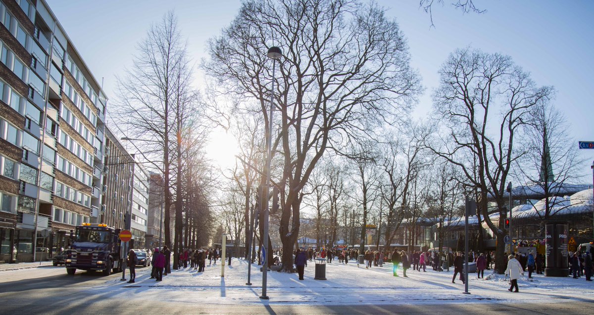Tamperekaupunki's tweet image. Abit ajelivat tänään penkkariajelunsa Hämeenpuistossa - onnea ja menestystä tuleviin ylioppilaskirjoituksiin! #abit #penkkarit #abi2020 #lukiokoulutus #Tampere #nuortentampere #opiskelijantampere