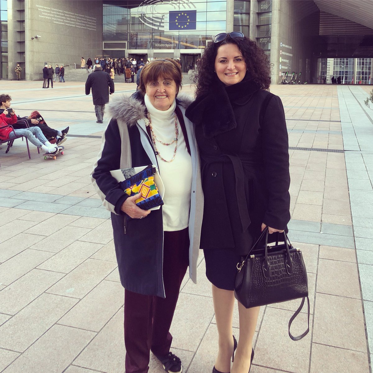 AnnaATurcotte's tweet photo. With Baroness Caroline Cox at the European Parliament. #artsakhstrong #eafjd #brussels https://t.co/F0kMKSd2ML