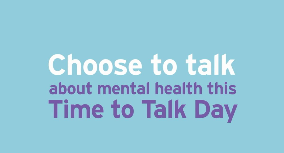 Today is #TimetoTalk day which is hugely important for us. Talking about #MentalHealth can be difficult but it affects one in four of us so we all need to try and be more open about it. <a href="/TimetoChange/">Time to Change</a> have some great tips for talking which could help you: time-to-change.org.uk/time-talk-day/…