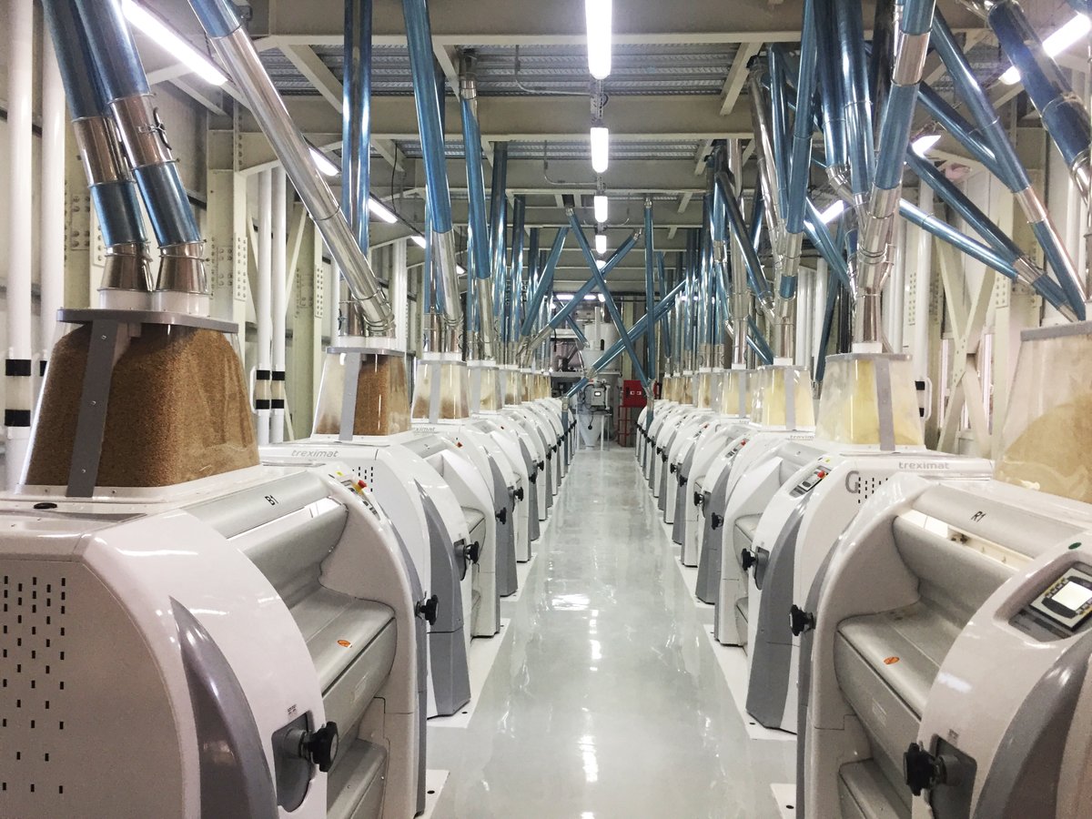 gmachmilling's tweet photo. 300 Ton/Day Wheat Processing Capacity Milling System in Steel Construction Storied Building in Central Asia... #Milling #Gençdeğirmen #Gmach #Turnkey #Flour #Semolina #Maize #Feed #Treximat #Quantuminox #Purilina #Fourclean #Triexta https://t.co/Oc3Fw368Bj