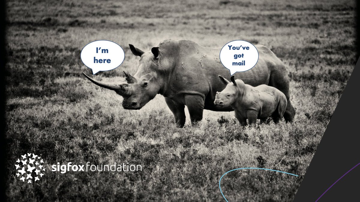 Yes, rhinos can speak for years ! #IoT #sensors #0GNetwork <a href="/sigfox/">Sigfox</a>