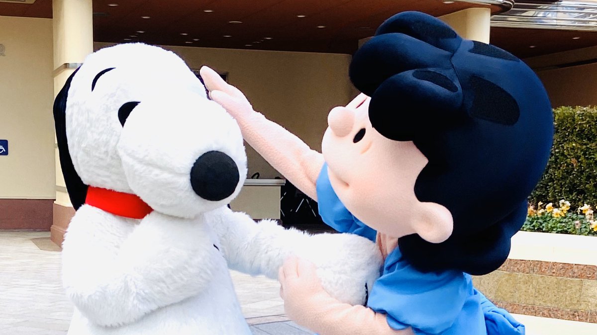 ユニバのスヌーピーとルーシー