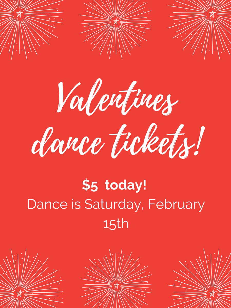 MAKE SURE TO SUPPORT THE CLASS OF 2020 BY BUYING A TICKET TO THE DANCE!!🔴🔵