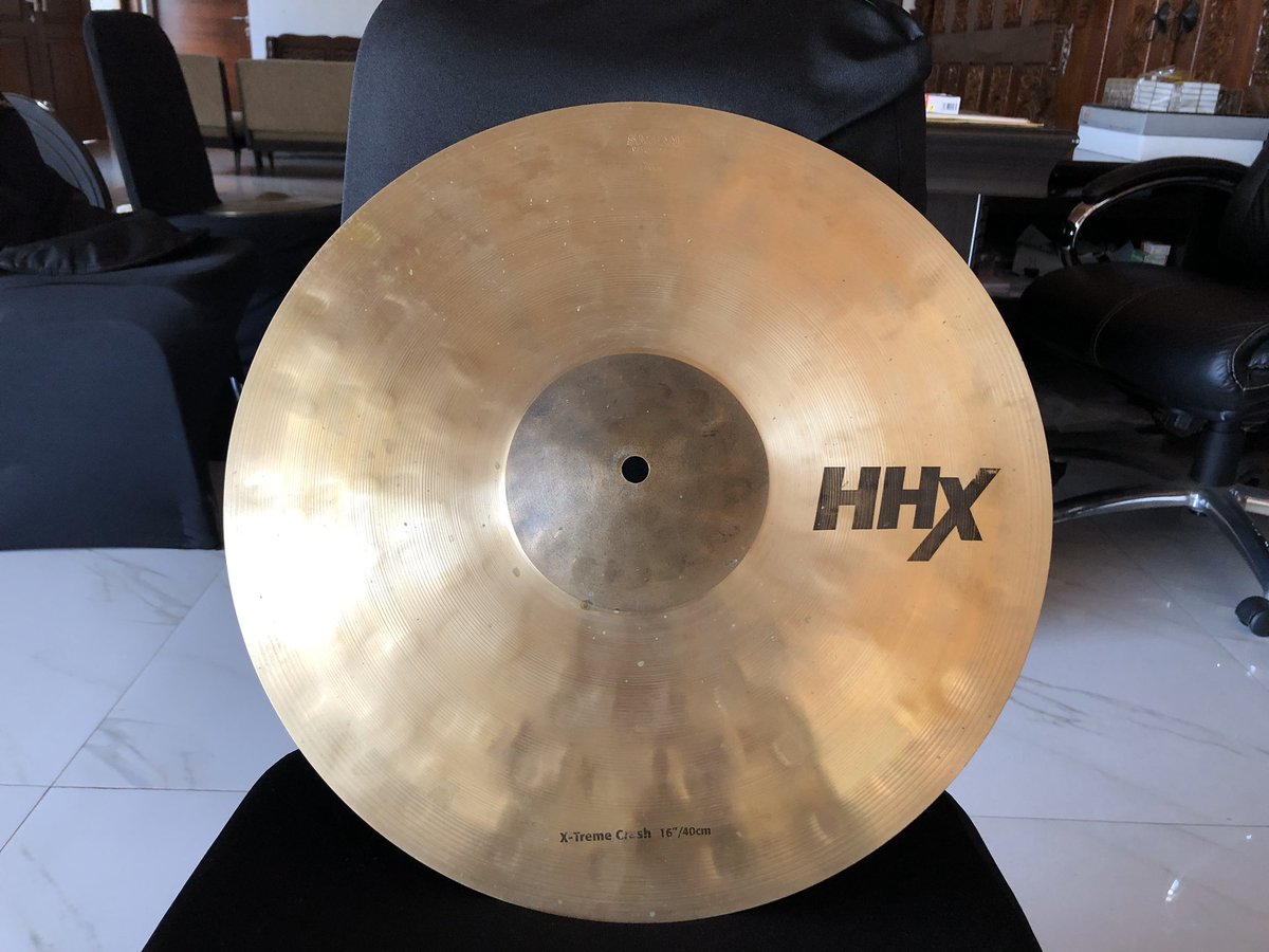 wts sabian hhxtreme 16”. Kondisi mulus, hanya kotor jarang dipake. Harga 2,1jt. Minat bisa hub 085642069777 (wa) <a href="/DrumBagus/">@DrumBagus</a>