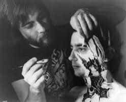 Here’s some BTS pics of Griffin Dunne and Rick Baker.