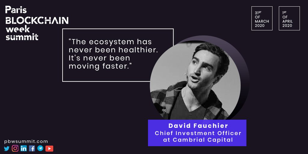 During a PBWS 2019 panel, <a href="/dfauchier/">David Fauchier</a> noted that the ecosystem has never been healthier. This year, it's even better! 

Join us at PBWS 2020 to meet the thriving global blockchain ecosystem at Station F in Paris! 
bit.ly/380pkhf

#PBWS2020