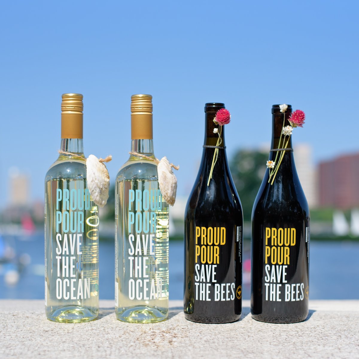 What will your wine do this weekend?? These beauties delight the palate and fund 22 environmental nonprofits. Click here to find them near you! proudpour.com/where-to-buy/