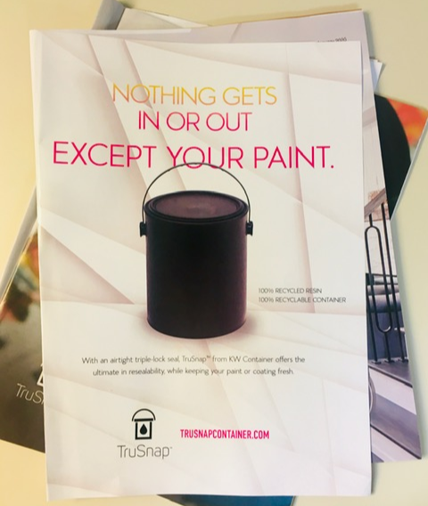 KWContainer's tweet photo. #TruSnap™ ad spotted 👀
.
100% Recycled Resin
.
100% Recyclable Container
.
Airtight Triple-lock Seal
.
Unlimited Resealability
.
{ Nothing Gets In or Out Except Your Paint }
#KWContainer #Ad
Publication: @CoatingsWorld https://t.co/NGmjD8yGAi