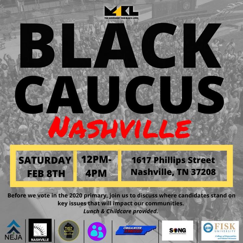 Primary season has started. We need a space to discuss the issues that are important to our communities before we vote. 

#BlackCaucus2020 is in full effect!

#TNBlackCaucus is THIS Saturday!

We need 100 Black people to pull up! 

Register here: bit.ly/TNBlackCaucus