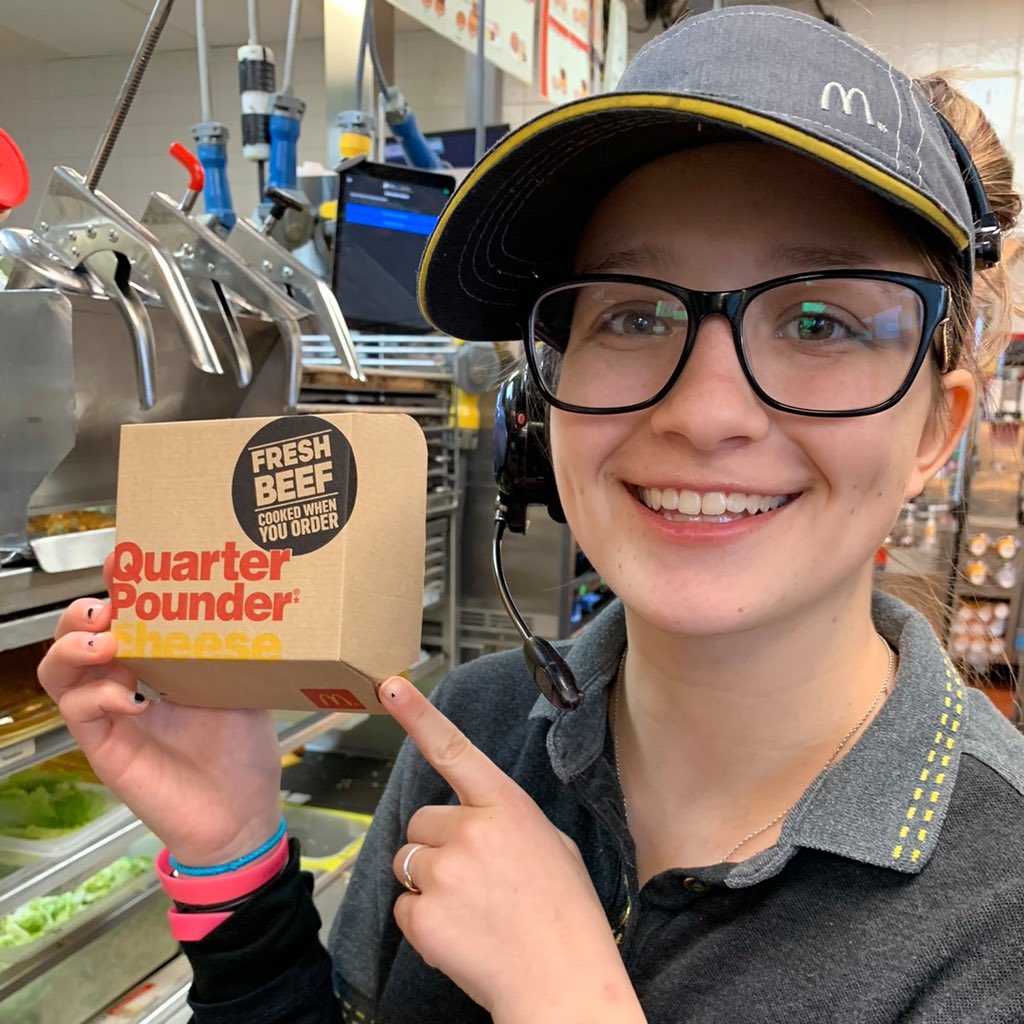 MonfortVorhees's tweet photo. Today Keanua is featuring the classic #QuarterPounder. Tasty.
#MinsterMcD #ImLovinIt https://t.co/4nBjLmpKsz