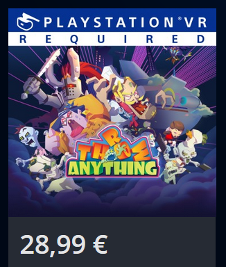 Max_Ledroom's tweet image. #ÚLTIMAHORA:@PlaystationEU ha vuelto a liarla.Hoy se lanzó #ThrowAnything de @PlayVisualLight en #PlaystationVR #PSVR y debería costar 18.99€ pero ha salido a 28.99€.Diez eurazos más!Lo malo que la correción no llegará hasta pasado un mes como ya pasó con #ContagionOubreak 😡🤬