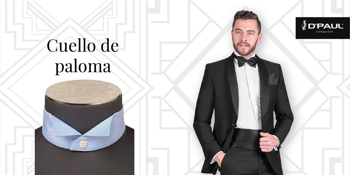 DPAULmx Twitteru: "#Tip | ¿Cuándo utilizar una #camisa de cuello de paloma? Su uso está reservado para eventos de gala y ceremonias con el objetivo de realzar el moño o la