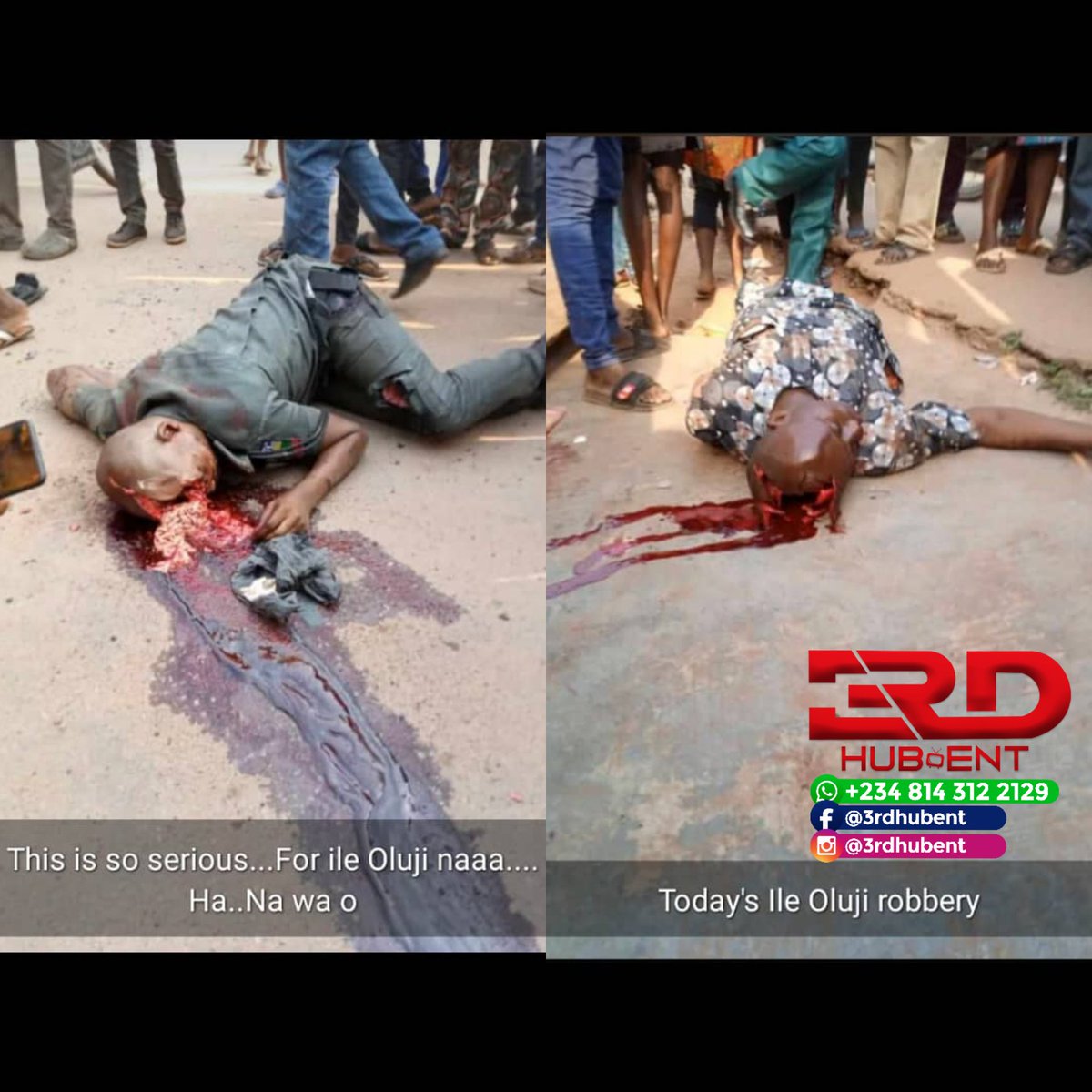 3rdHubEnt's tweet image. Rubbery going at ile oluji ondo state both first bank and Polaris bank. God have mercy oo
#campout9ja
#MercyEkeXRudeboy
#ProudOfTacha