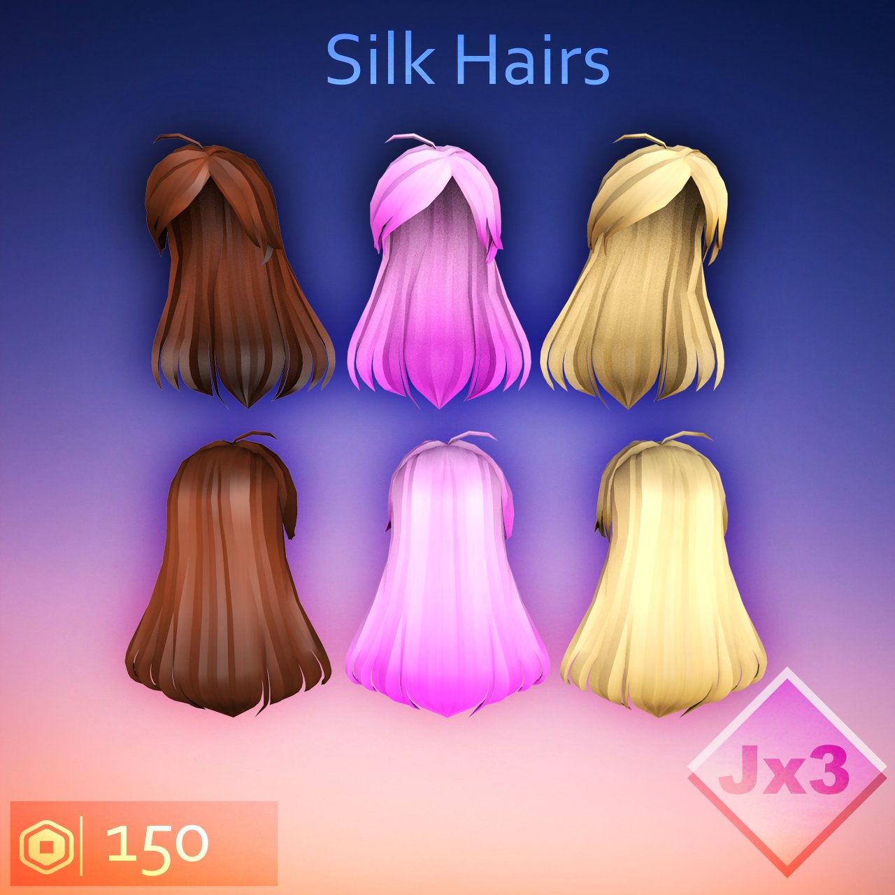 Featured image of post Cute Roblox Hair Combos - Click on copy id button to copy the code to clipboard.