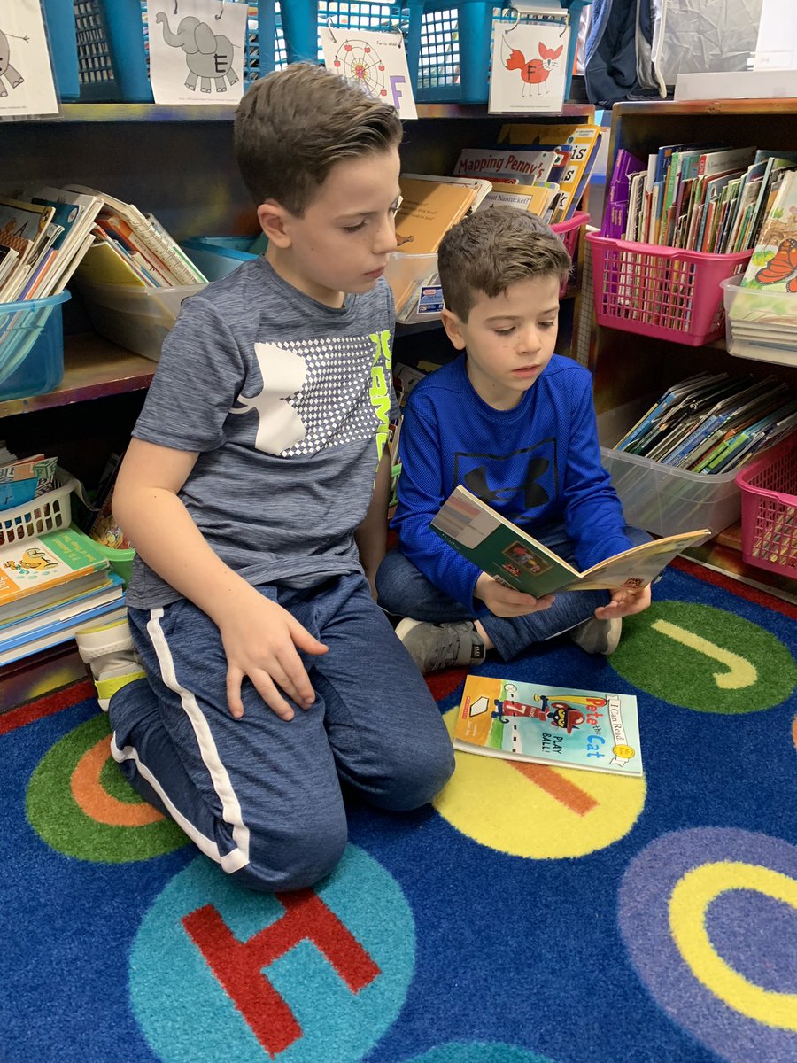 meganshea25's tweet photo. We loved reading with our first grade buddies in Mrs. Stefunek’s class for world read aloud day! @Stefunek @FulmarsFinest @BlessingMahopac @MahopacSchools https://t.co/nmjs6idlr8