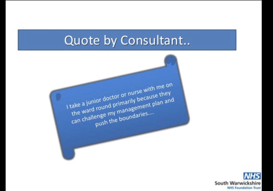 Our favourite quote from the webinar today led by @PeteGordon68 & @ECISTNetwork ..whatever your role,we should all be confident to put in a challenge if we feel it is appropriate for the patient & helps reduce the time they spend away from home 🏡 

#wherebestnext @DrDamianRiley