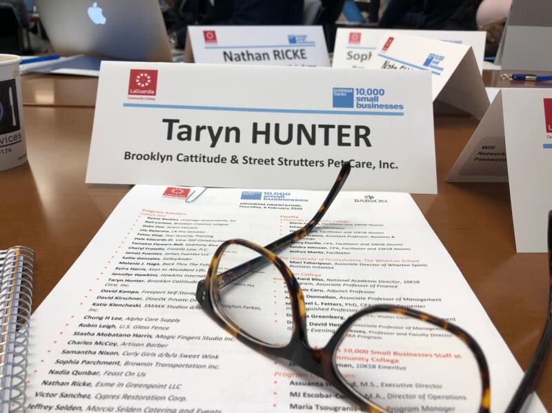 Wishing a great first day to Taryn Lee Hunter, CEO of our client <a href="/BCSSInc/">Cattitude Street Strutters Pet Care, Inc.</a> on the first day at Goldman Sachs 10,000 Small Business Program.

 #business #petcare #smallbusiness #goldmansachs #entrepreneurship #leadership #ceo #founder